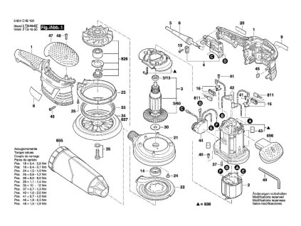 Excentrická bruska GEX 125-150 AVE Bosch 3601C7B100