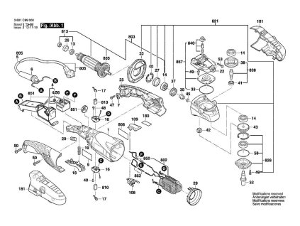 Leštička GPO 14 CE Bosch 3601C89000