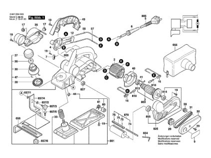 Hoblík GHO 15-82 Bosch 3601E94003