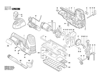 Aku přímočará pila GST 10,8 V-LI Bosch 3601EA1000