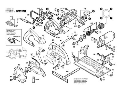 Okružní pila PKS 54 CE Bosch 3603C30701