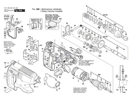 vrtací kladivo GBH 24 V Bosch 0611256221