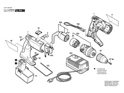 vrtací šroubovák GSR 9,6 VPE-2 Bosch 0601946608