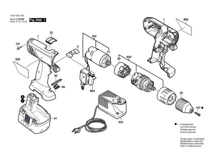 Příklepová vrtačka GSB 12 VE-2 Bosch 0601952508