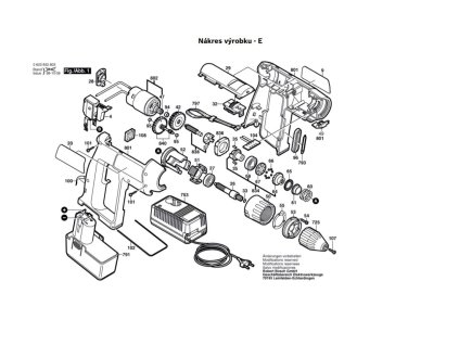 Aku šroubovák PSR 9,6 VES-2 Bosch 0603932827
