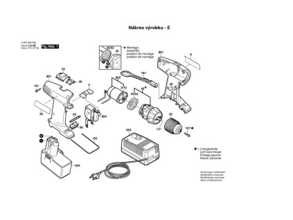 Aku šroubovák PSR 9,6 VES-2 Bosch 0603936603