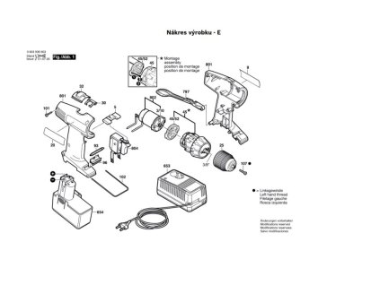 Aku šroubovák PSR 9,6 VES-2 Bosch 0603936666