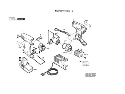 Aku šroubovák PSR 96 Bosch 0603937664