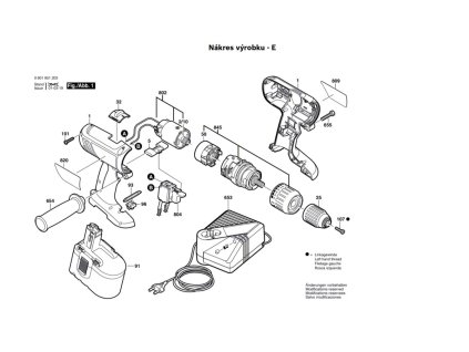 Aku šroubovák GSR 24 VE-2 Bosch 0601951220