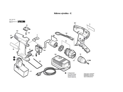 Aku šroubovák GSR 7,2 V Bosch 0601949703