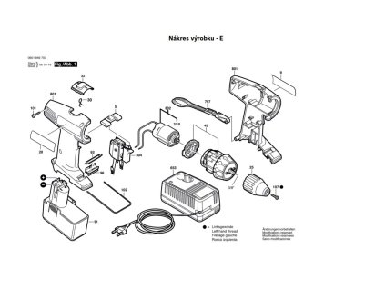 Aku šroubovák GSR 7,2 V Bosch 0601949723