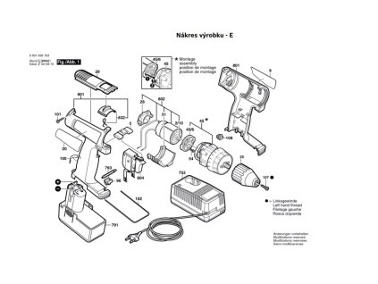 Aku šroubovák GSR 7,2 VES-2 Bosch 0601936703