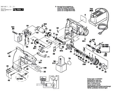 Aku šroubovák GSR 9,6 V Bosch 0601921103