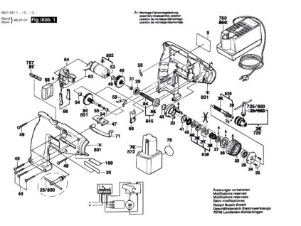 Aku šroubovák GSR 9,6 V Bosch 0601921127