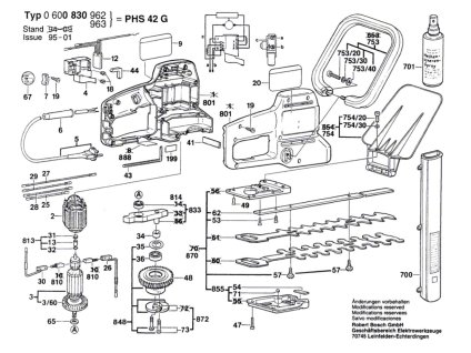 Křovinořez PHS 42 G Bosch 0600830962