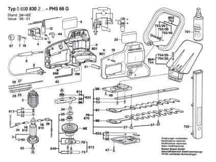 Křovinořez PHS 66 G Bosch 0600830203