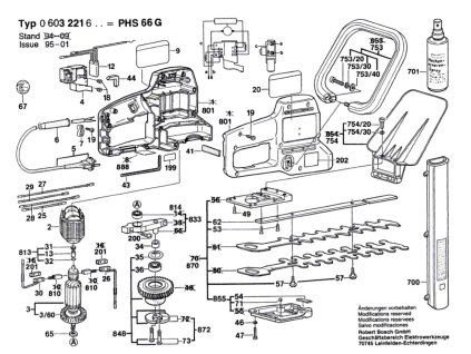Křovinořez PHS 66 G Bosch 0603221603