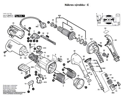 Multibruska GEB 1000 CE Bosch 0601213703