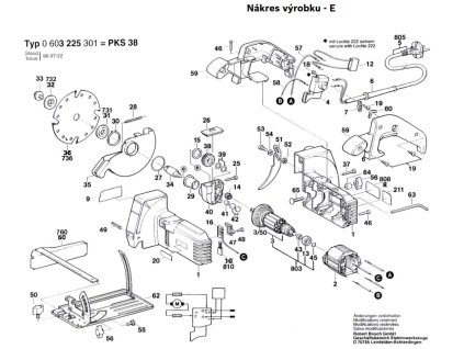 Okružní pila PKS 40 Bosch 0603225301