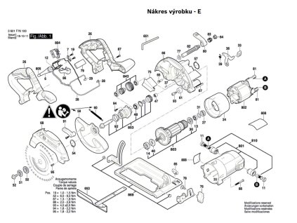 Okružní pila GKS 165 Bosch 3601F76100