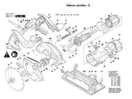 Okružní pila GKS 190 Bosch 3601F23000