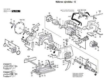 Okružní pila GKS 54 Bosch 0601569003
