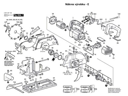 Okružní pila GKS 55 Bosch 0601567103