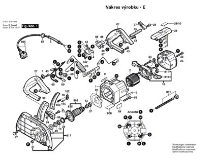 Okružní pila GKS 68 BC Bosch 0601570703