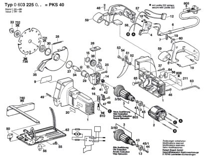 Okružní pila PKS 40 Bosch 0603225003