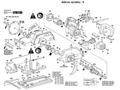 Okružní pila PKS 66 Bosch 0603234660