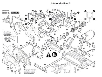 Okružní pila PKS 66 CE Bosch 0603331703