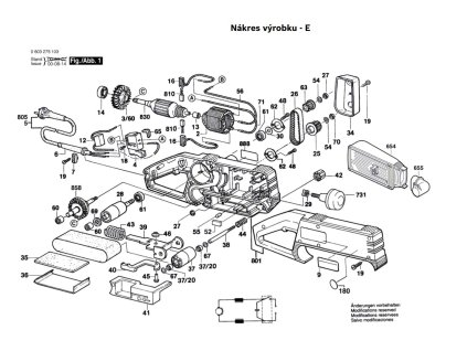 Pásová bruska PBS 60 A Bosch 0603275103
