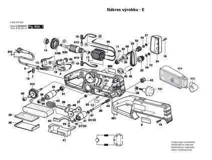 Pásová bruska PBS 60 AE Bosch 0603275603