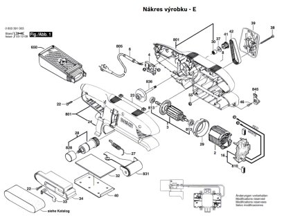 Pásová bruska PBS 7 A Bosch 0603391003