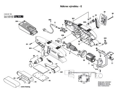 Pásová bruska PBS 7 A,AE Bosch 0603391780