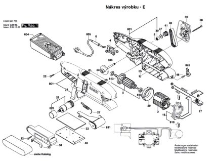 Pásová bruska PBS 7 AE Bosch 0603391760