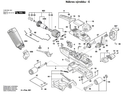 Pásová bruska PBS 75 A Bosch 3603BA1001