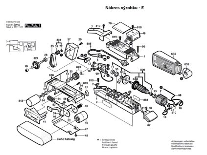 Pásová bruska PBS 75 AE Bosch 0603270503