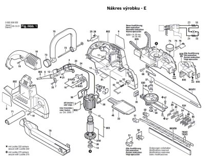 Pila ocaska PFZ 1200 A Bosch 0603308003
