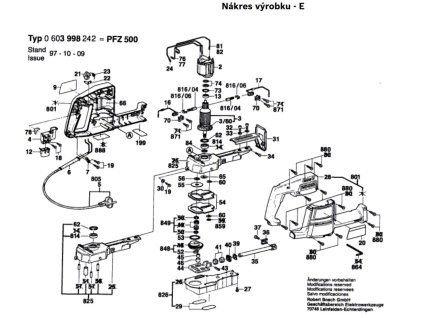 Pila ocaska PFZ 500 Bosch 0603998242