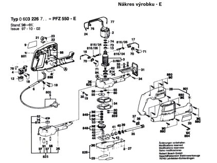 Pila ocaska PFZ 550 E Bosch 0603226703