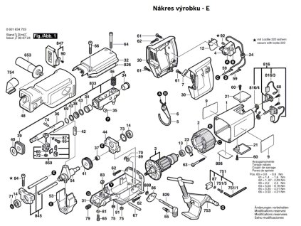 Pila ocaska GSA 1100 PE Bosch 0601634703
