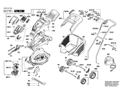 SEKACKA ROTAK 43 LI Bosch 3600H81K01