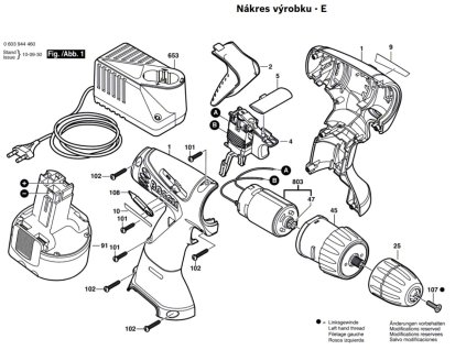 Aku vrtačka PSR 1440 Bosch 0603944460