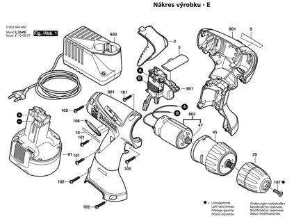 Aku vrtačka PSR 960 Bosch 0603944660