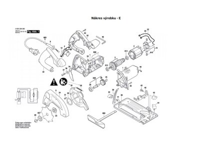Aku okružní pila KS 5500 PLUS Bosch 0603328380