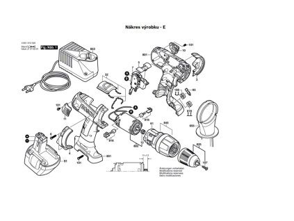 Aku příklepová vrtačka GSB 12 VE-2 Bosch 0601913520