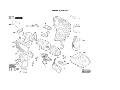Aku příklepová vrtačka GSB 12V-35 Bosch 3601JJ9000