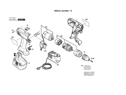 Aku příklepová vrtačka GSB 14,4 VE-2 Bosch 0601952403