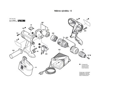 Aku příklepová vrtačka GSB 24 VE-2 Bosch 0601952220